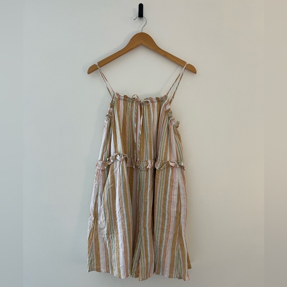 Striped Linen Romper